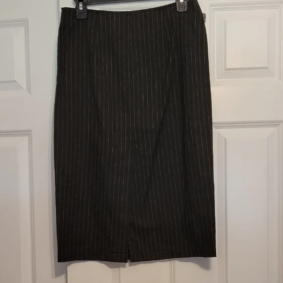 Moschino Gray Pencil Skirt Knee-Length Workwear
